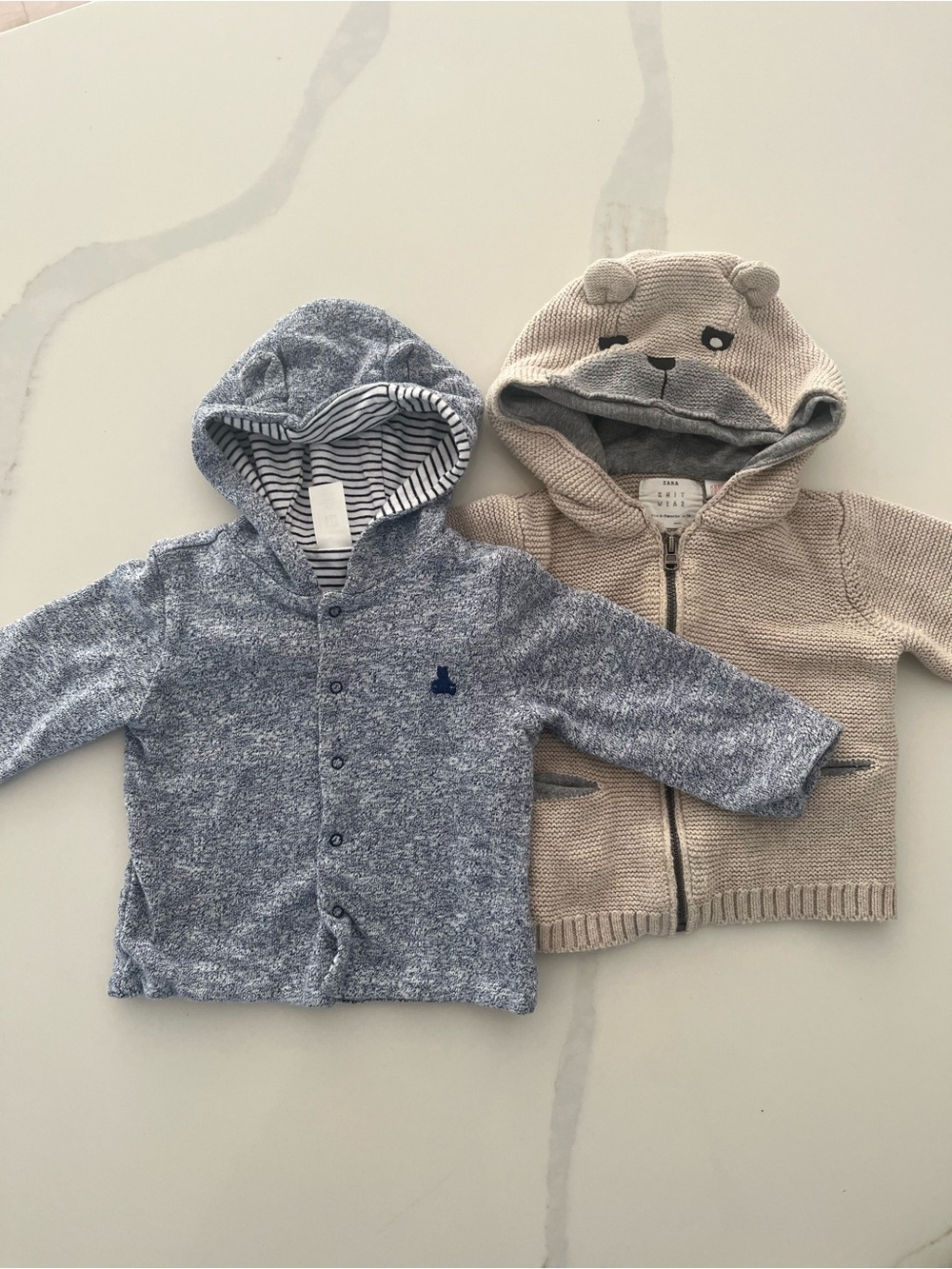6-9M Hooded Bear Sweaters